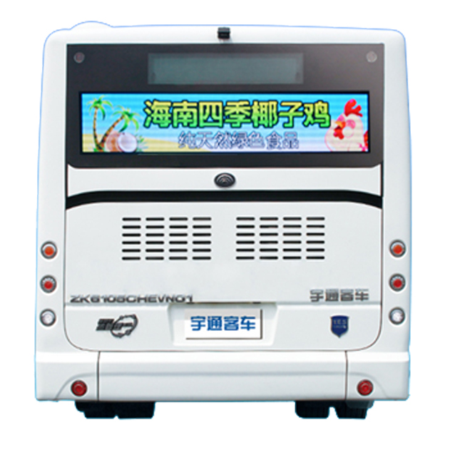 公交車(chē)P4全彩色后窗廣告LED顯示屏P5巴士車(chē)LED后窗屏